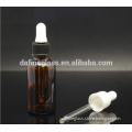 30ml small empty amber glass e-liquid bottles mini round amber glass dropper bottles for essential oil